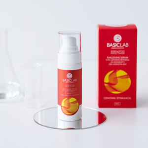 Emulsyjne serum z 0,5% czystego retinolu, 4% witaminy C, CBD i koenzymem Q10 Odnowa i Stymulacja