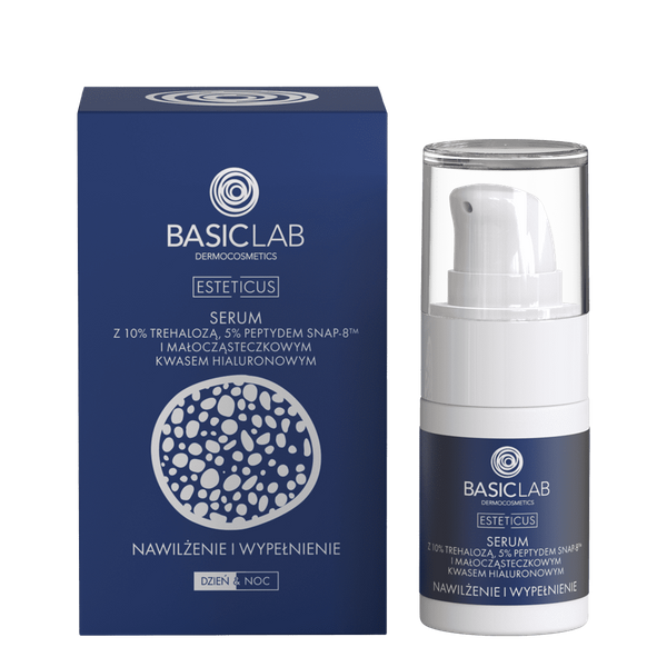 Serum z trehalozą 10% i 5% peptydem nawilżenie i wypełnienie  - 15 ml