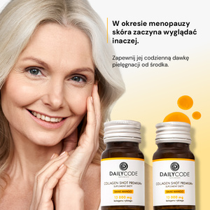Collagen Shot Premium+, 13 000 mg kolagenu rybiego, 15 szt., smak mango